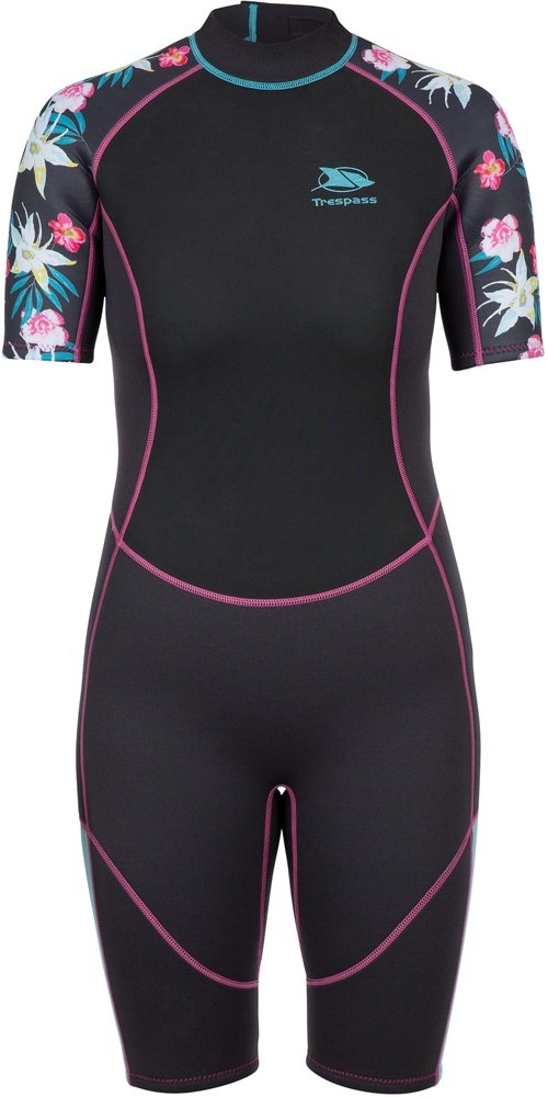 Trespass Damen Neoprenanzug Sonar - Female 3Mm Short Wetsuit Dark Grau - Damen