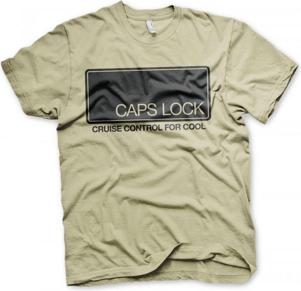 Hybris CAPS LOCK Cruise Control For Cool T-Shirt Khaki