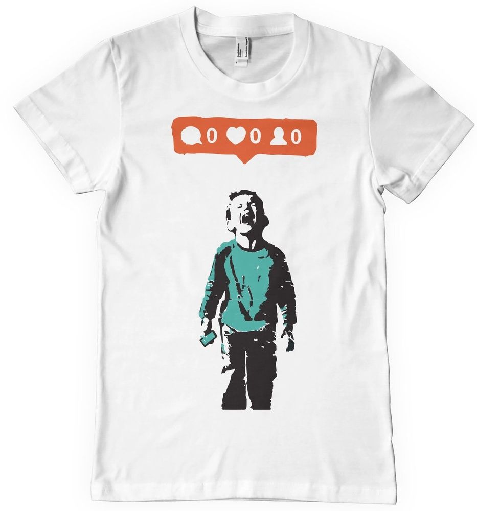 Hybris The Social Kid T-Shirt SH-1-BK002-H44-8 - Herren / Unisex
