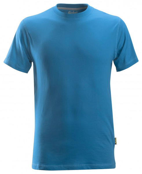 Snickers Klassisches Baumwoll T-Shirt Ozeanblau