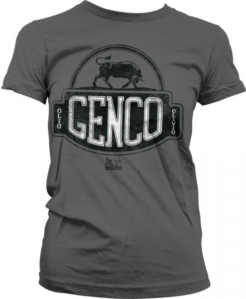 The Godfather Genco Olive Oil Girly Tee Damen T-Shirt Dark-Grey