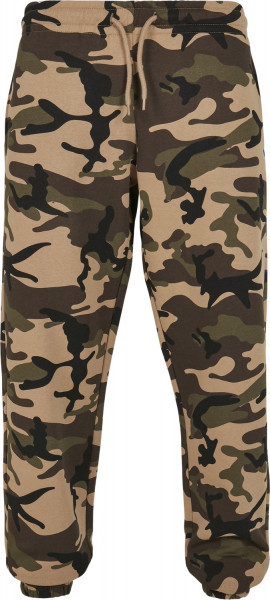 Urban Classics Basic Camo Sweatpants 2.0 Wood Camouflage