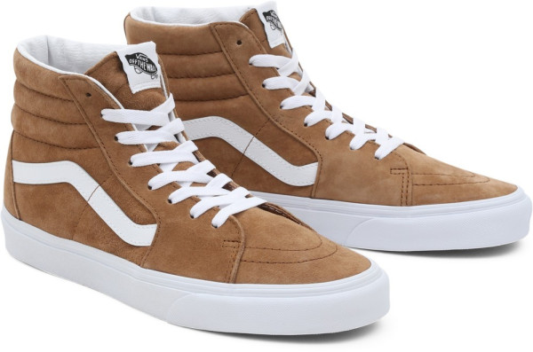 Vans Unisex Lifestyle Classic FTW Sneaker Ua Sk8-Hi Pig Suede Tobacco Brown