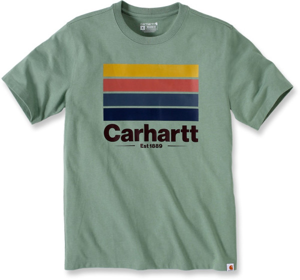 Carhartt Line Graphic S/S T-Shirt Jade Heather