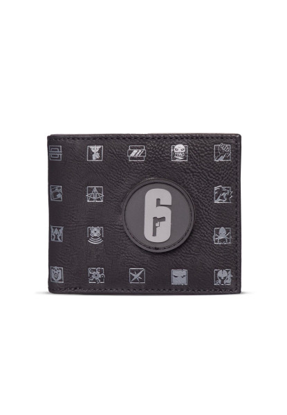 6-Siege - Men's Bifold Wallet Black