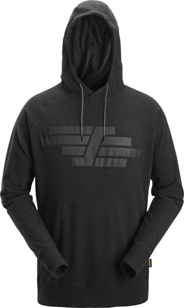 Snickers Arbeitspullover AllroundWork Polartec Terry Hoodie Blau/Mel/Schwarz - Herren / Unisex
