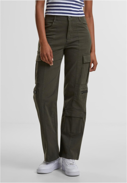Urban Classics Damen Ladies Loose Utility Stretch Twill Pants TB6924