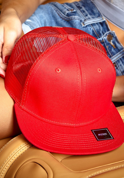 MSTRDS Cap MoneyClip Trucker Snapback Cap Red