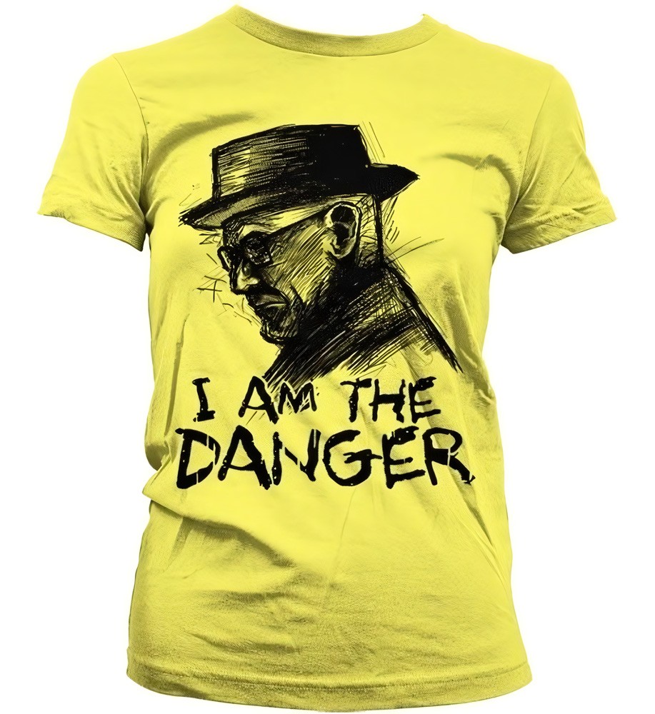 Breaking Bad I Am The Danger Girly T-Shirt Damen Gelb - Damen