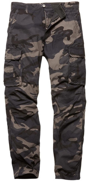 Vintage Industries Cargohose Reef Pants Dark Camo