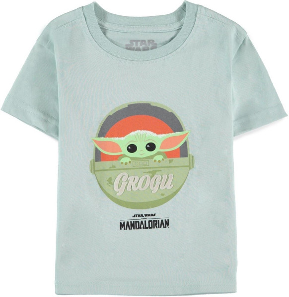 The Mandalorian - The Child Girls Short Sleeved T-shirt Blue