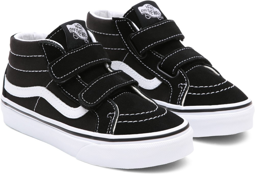 Vans Youth Unisex Kids Lifestyle Classic FTW Sneaker Uy Sk8-Mid Reissue V Schwarz/True Weiß - Herren / Unisex