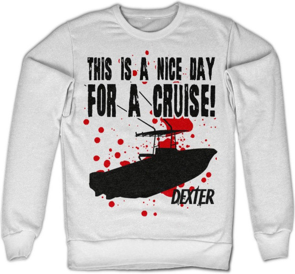 Dexter A Nice Day For A Cruise Sweatshirt White