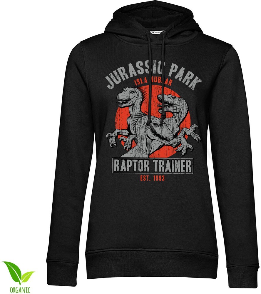 Jurassic Park - Raptor Trainer Girls Damen Hoodie Schwarz - Damen