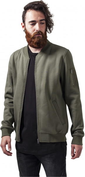 Urban Classics Bomber Jacket Sweat Bomber Jacket Olive