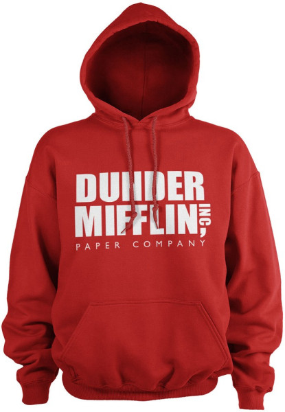 The Office Dunder Mifflin Inc. Logo Hoodie Red