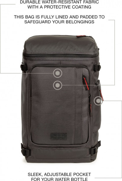 Eastpak Rucksack / Backpack Tecum Top CNNCT Accent Grey-23 L