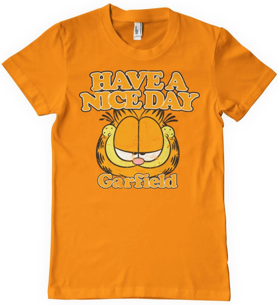 Garfield Have A Nice Day T-Shirt Orange