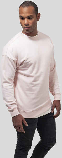 Urban Classics Sweatshirt Sweat Crewneck Pink