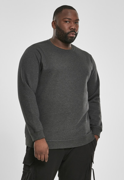 Urban Classics Sweatshirt Basic Terry Crew Charcoal