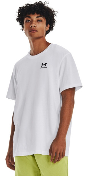 Under Armour T-Shirt UA Heavyweight Kurzarm-Oberteil mit aufgesticktem Logo