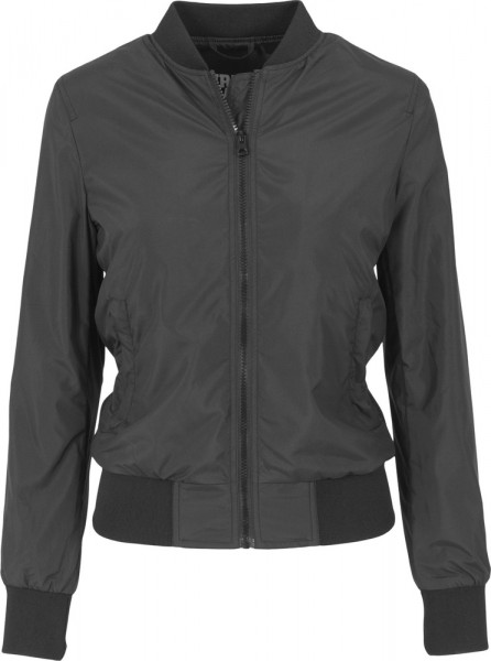 Urban Classics Kinder Jacke Girls Light Bomber Jacket Black