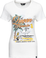 Queen Kerosin Damen Print T-Shirt Queens Bay