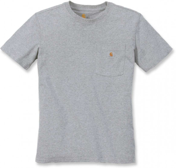 Carhartt Damen Female Shirt Workw Pocket S/S T-Shirt Heather Grey