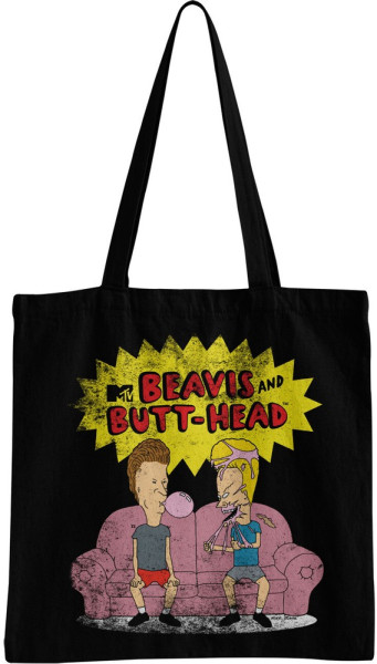 Beavis and Butt-Head Tote Bag Tragetasche Black