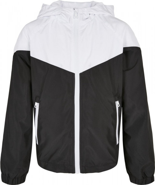 Urban Classics Jungen Boys 2-Tone Tech Windrunner White/Black