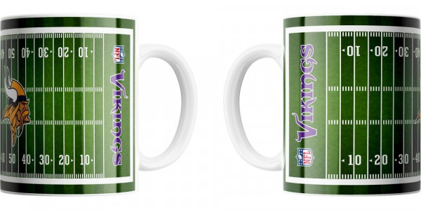 Minnesota Vikings Jumbo-Tasse Field American Football NFL Grün-450ml