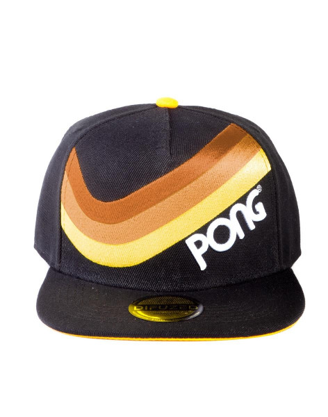 Atari - Pong Retro Striped Snapback Black