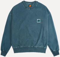 Trendsplant Damen Sweater Women's Espliego Pigment Oversized Sweater Elm Green