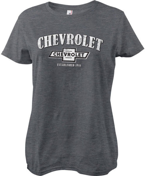 Chevrolet Damen T-Shirt Established 1911 Girly Tee GM-5-CHEV005-H52-8