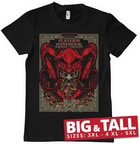 Dungeons & Dragons D&D Player's Handbook Big & Tall T-Shirt