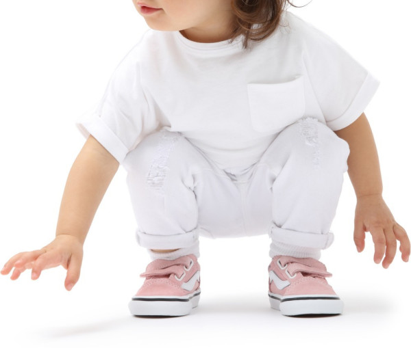 Vans Kinder Kids Lifestyle Classic FTW Sneaker Td Old Skool V Powder Pink/True White