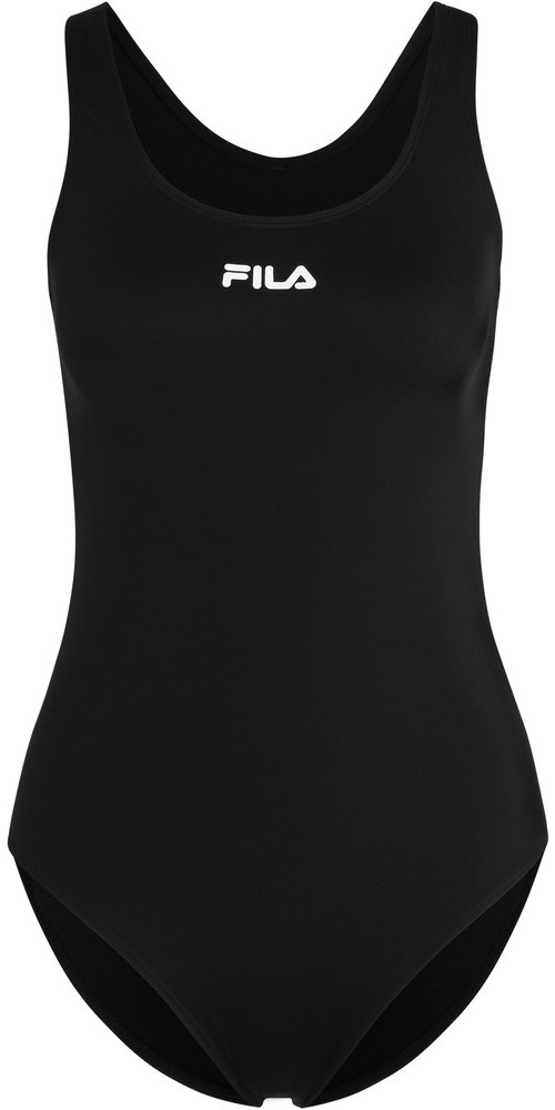 Fila Damen Badeanzug Saki Racer Back Swimsuit Schwarz - Damen