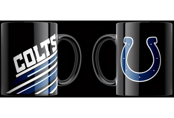 Indianapolis Colts Tasse „Stripes“ 330ml American Football NFL Weiß