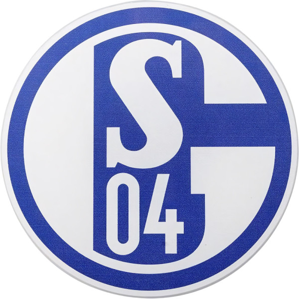 FC Schalke 04 S04 Untersetzer LED (2er Pack) Fußball Blau/Weiß