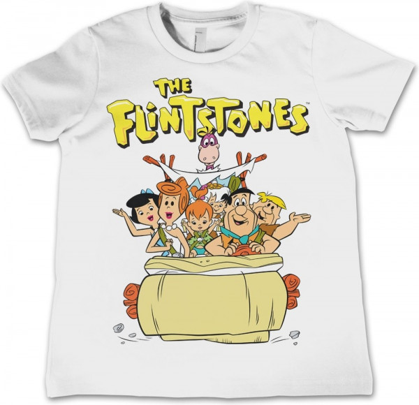 The Flintstones Kids T-Shirt Kinder White