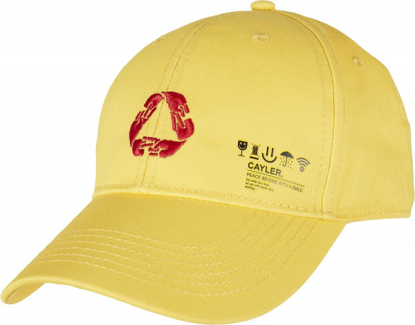 Cayler & Sons Iconic Peace Curved Cap Yellow/MC