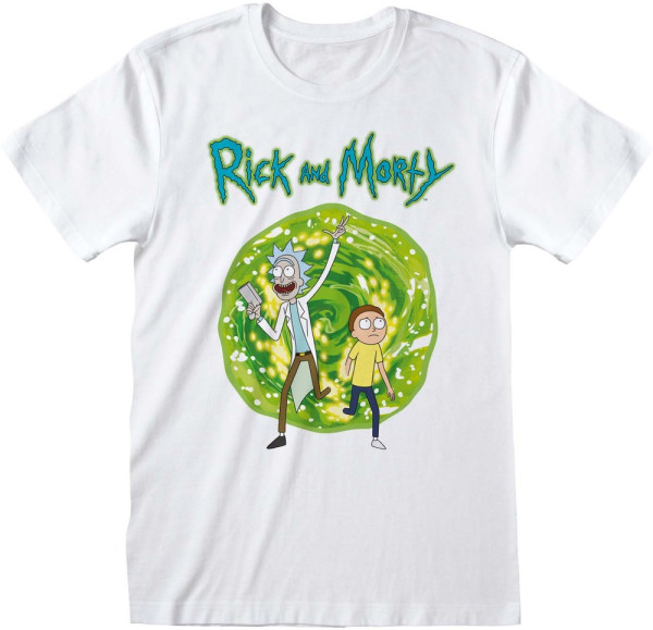 Rick And Morty - Portal T-Shirt White