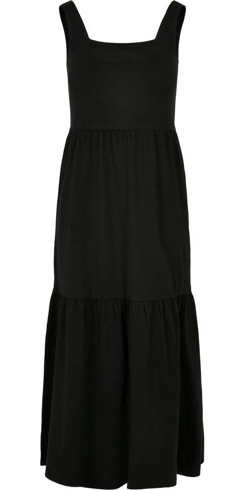 Urban Classics Damen Ladies 7/8 Length Valance Summer Dress Schwarz - Damen