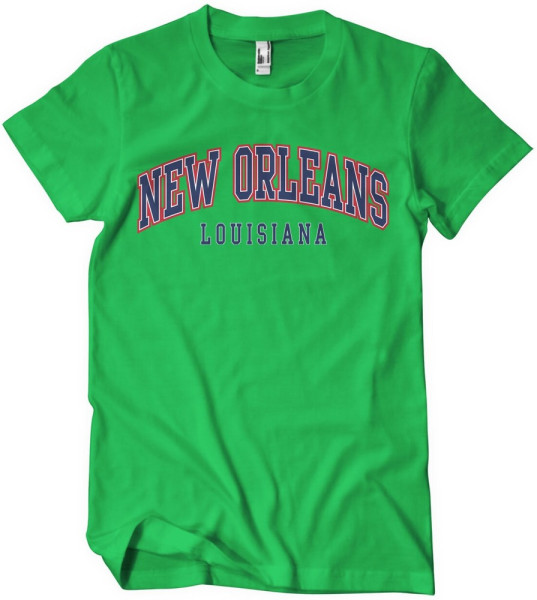New Orleans Louisiana T-Shirt Green