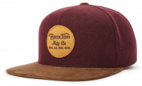 Brixton Cap Wheeler Snapback Plum