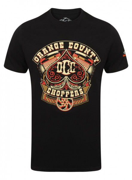 OCC Orange County Choppers T-Shirt Poker Run Black