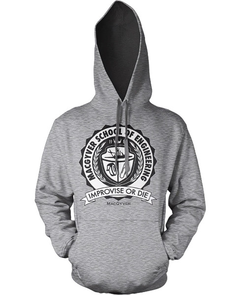 MacGyver School Of Engineering Hoodie Heather-Grey