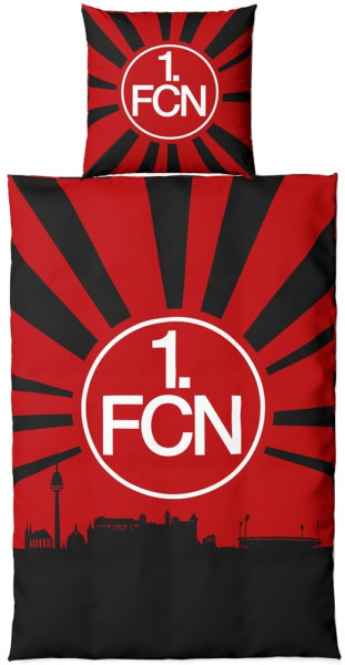1. FC Nürnberg Bettwäsche Sonne