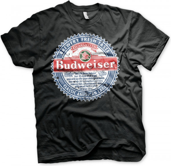 Budweiser American Lager T-Shirt Black