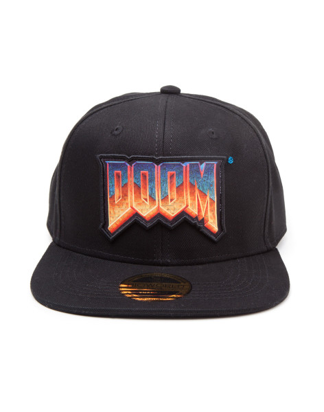 Doom Cap Logo Snapback Black